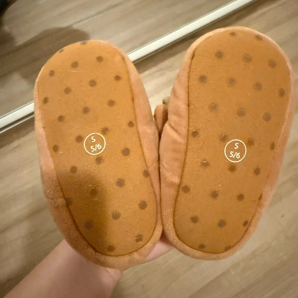 Cat & Jack Toddler Girls' Reindeer Bootie Slippers Small Size 5/6T